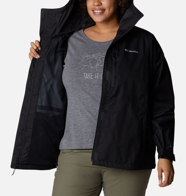 Women's Columbia Hikebound Jackets Black | Plus Size CA-M83AC